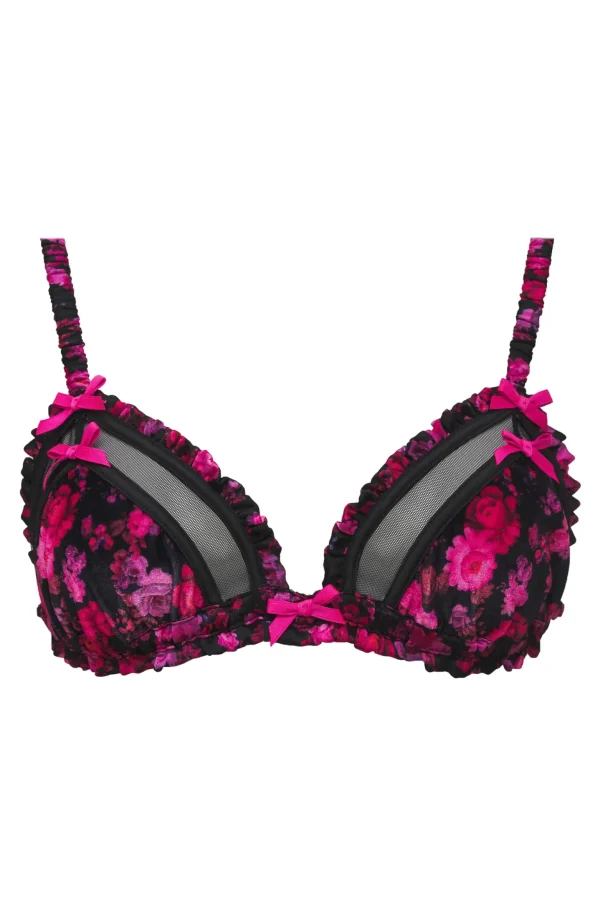Hot For Love & Lemons Lola Triangle Bra Black