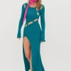 Hot For Love & Lemons Lorelei Maxi Dress Green