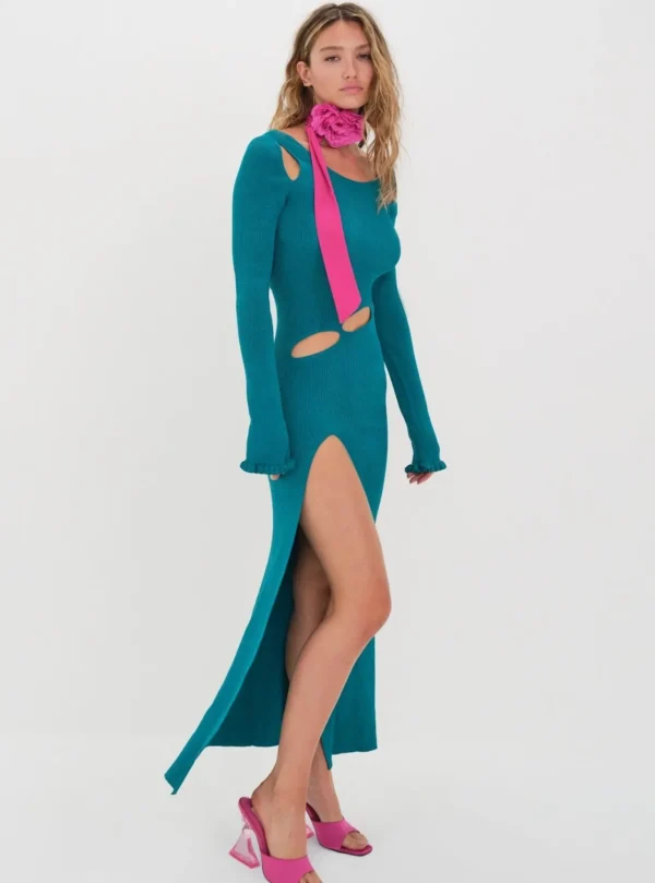 Hot For Love & Lemons Lorelei Maxi Dress Green