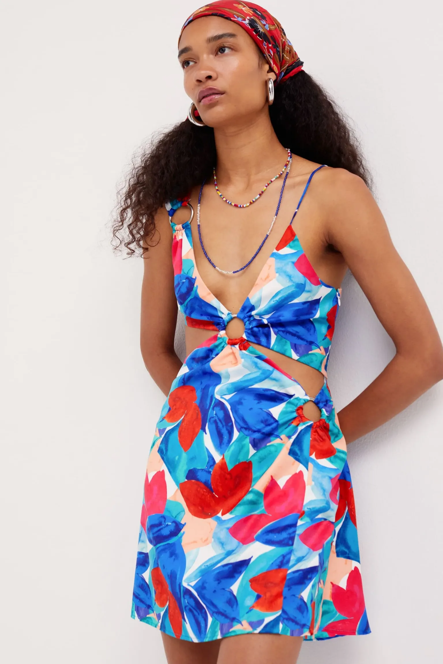 lorenza_mini_dress_0.webp Clearance For Love & Lemons Lorenza Mini Dress Blue