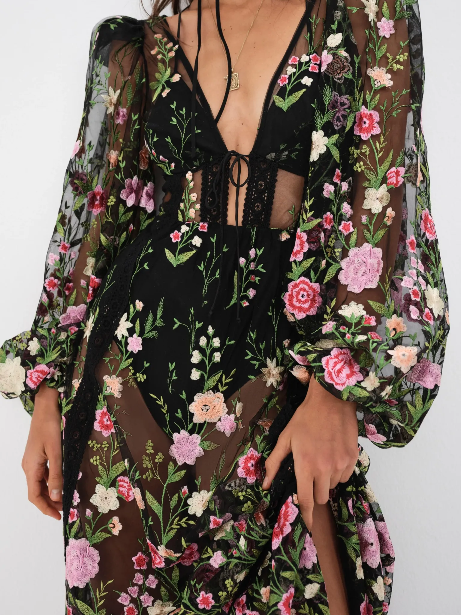 luna_maxi_dress_4.webp Flash Sale For Love & Lemons Luna Maxi Dress Black