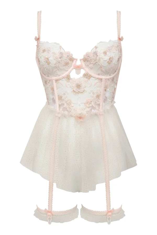 Clearance For Love & Lemons Mae Teddy White