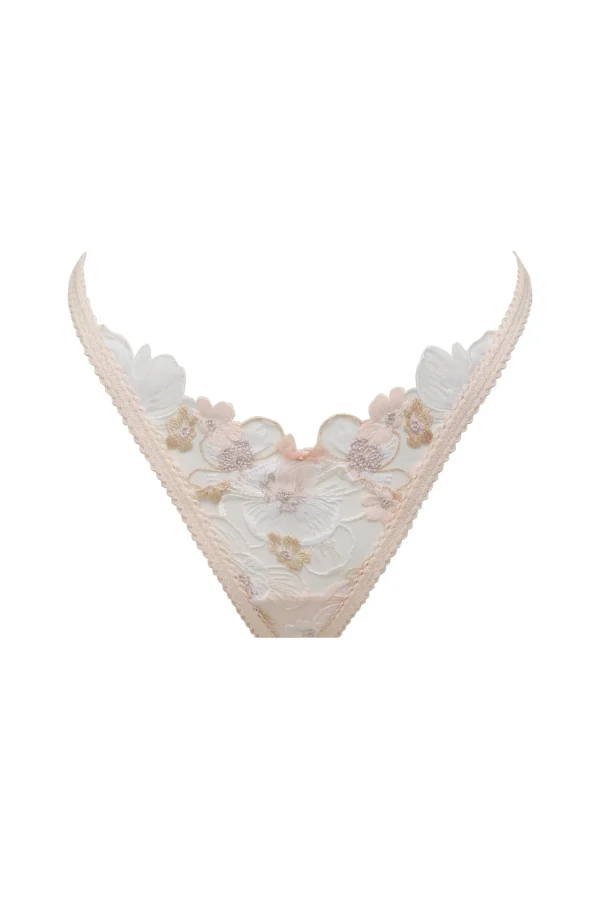 Sale For Love & Lemons Mae Thong Panty White