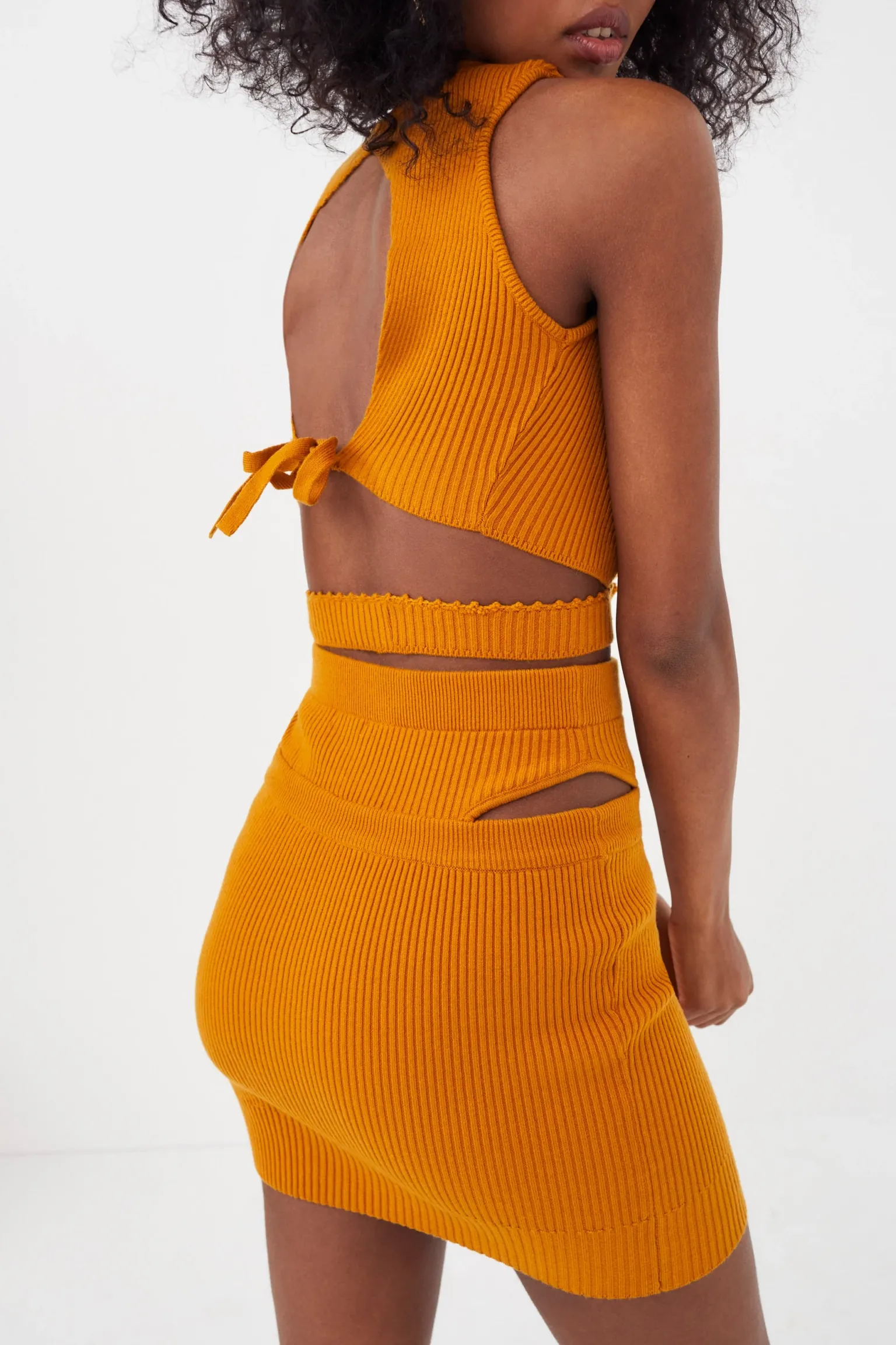 maggie_mini_skirt_1.webp Sale For Love & Lemons Maggie Mini Skirt Orange