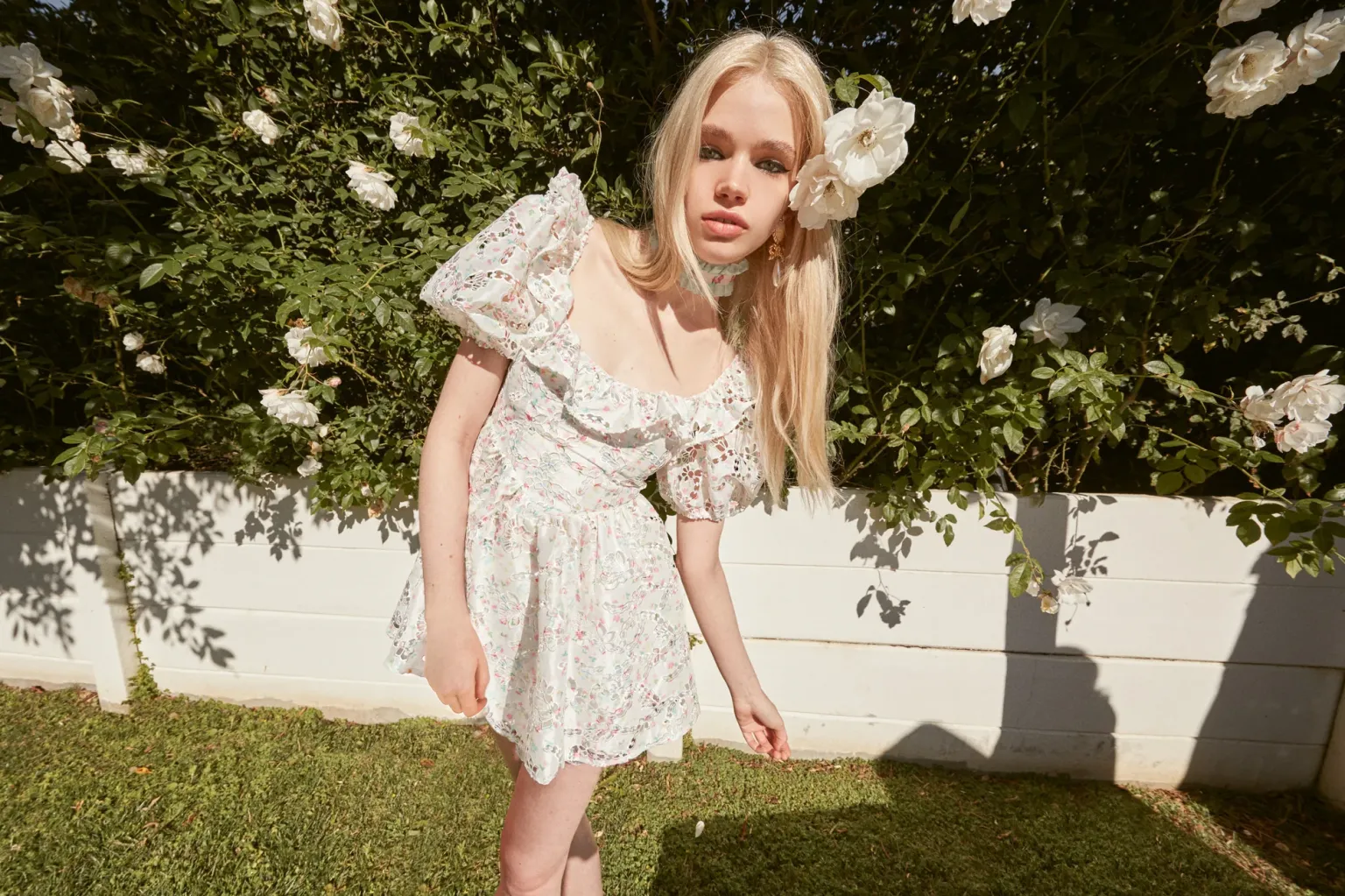 magnolia_mini_dress_7.webp Fashion For Love & Lemons Magnolia Mini Dress White