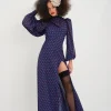 Cheap For Love & Lemons Mavis Maxi Dress Blue