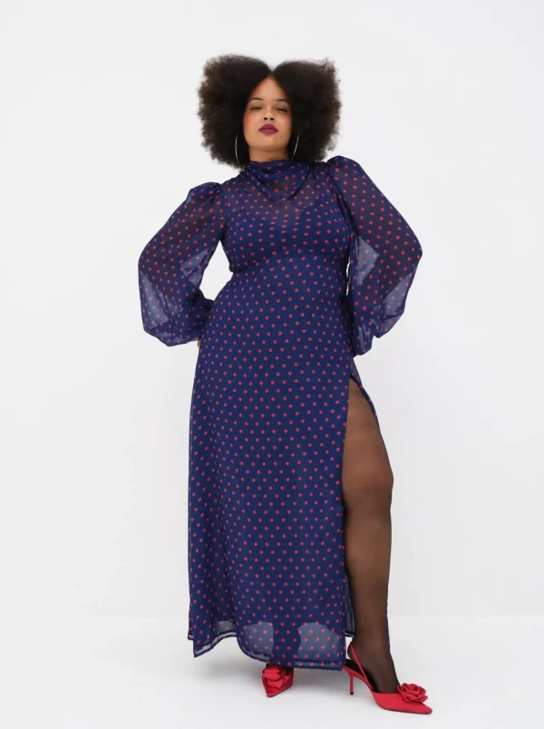 Cheap For Love & Lemons Mavis Maxi Dress Blue