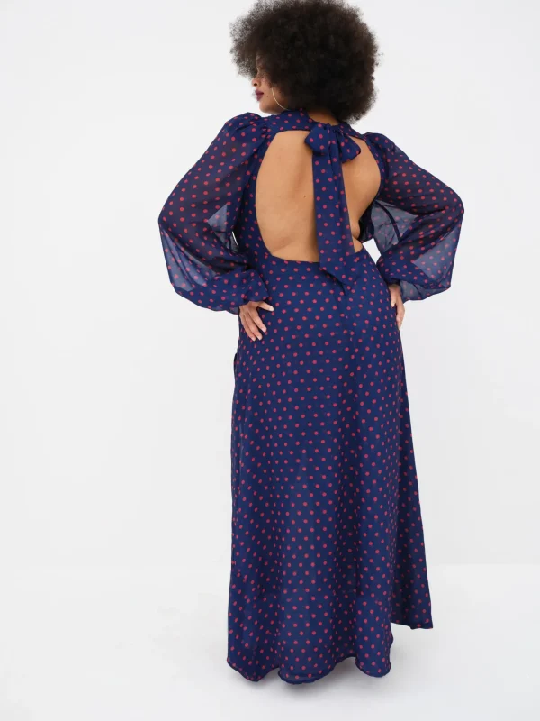 Cheap For Love & Lemons Mavis Maxi Dress Blue