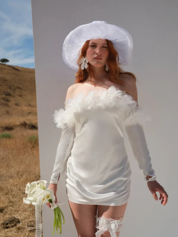 Discount For Love & Lemons Mila Mini Dress White