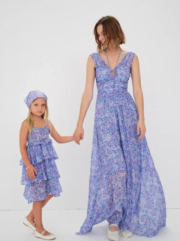 Shop For Love & Lemons Mindy Maxi Dress Purple