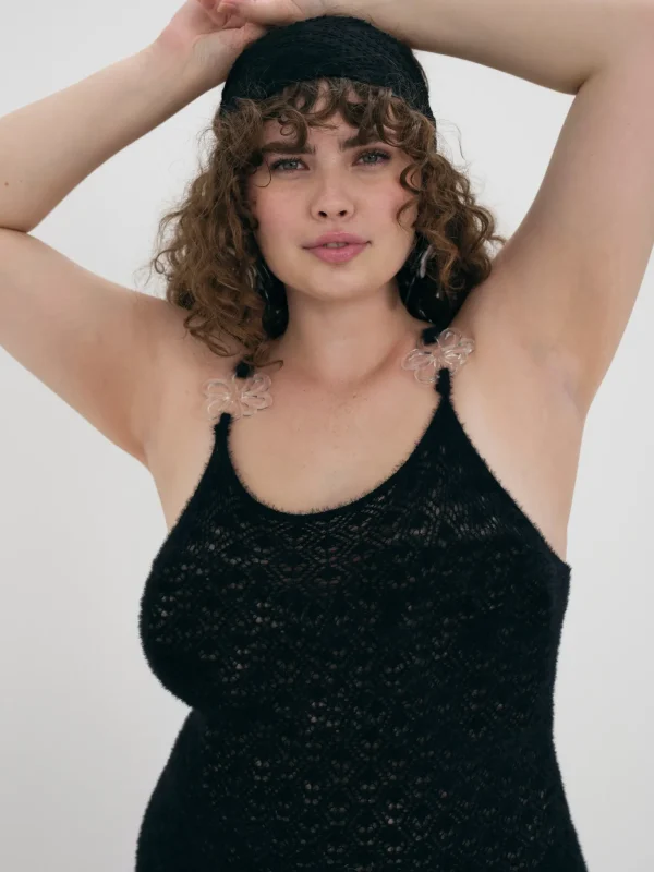 Flash Sale For Love & Lemons Mirabel Mini Dress Black