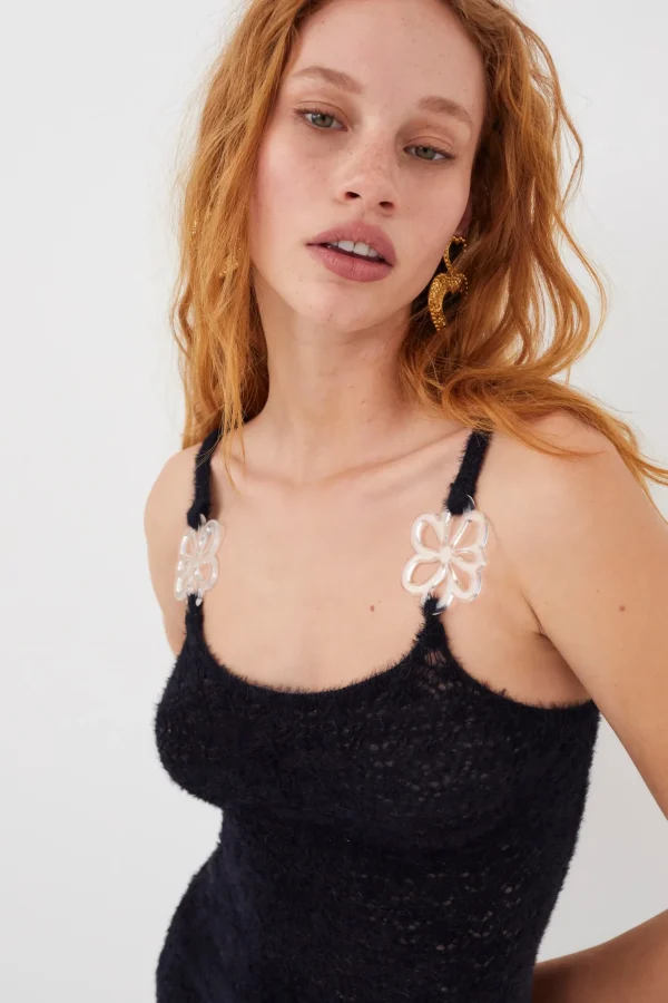Flash Sale For Love & Lemons Mirabel Mini Dress Black