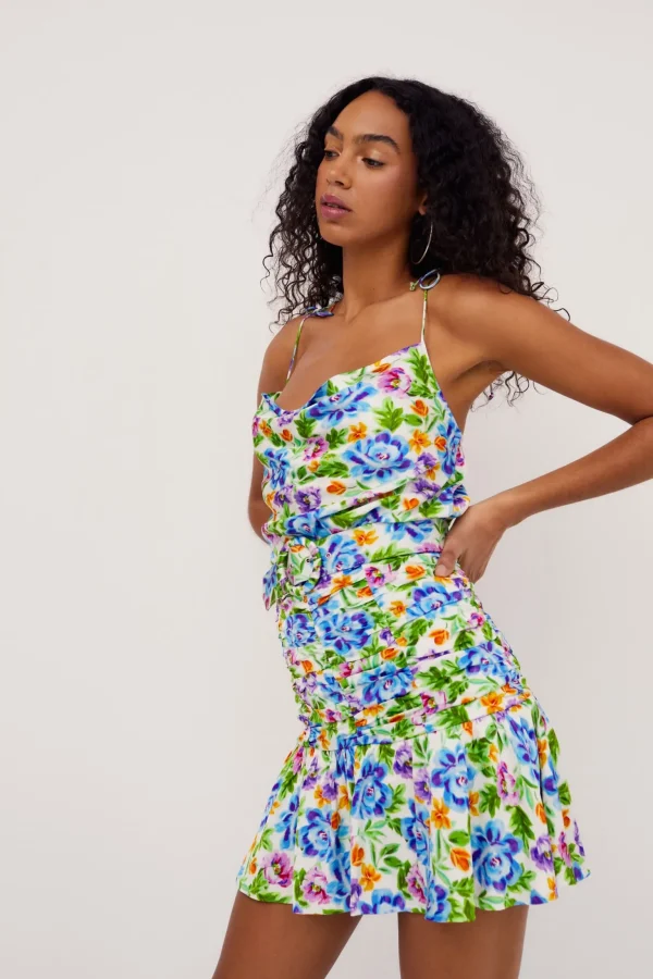 Flash Sale For Love & Lemons Miranda Mini Dress Blue
