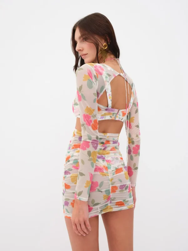 Best Sale For Love & Lemons Misty Coverup Beige