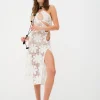 Fashion For Love & Lemons Mitra Midi Coverup White