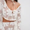 Best For Love & Lemons Natasha Coverup Top White