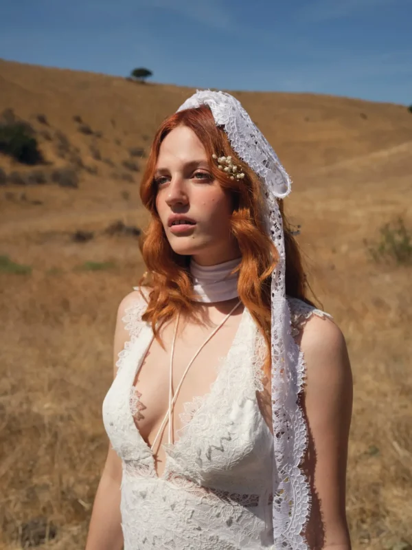Cheap For Love & Lemons Nicola Bridal Gown White