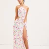 Flash Sale For Love & Lemons Palmer Maxi Dress White
