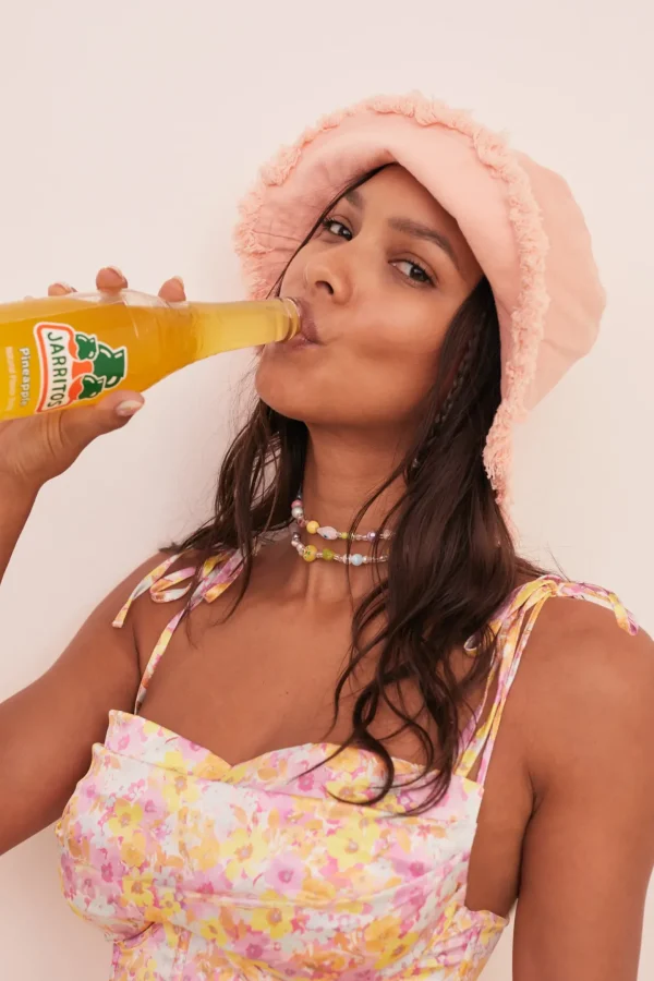 Cheap For Love & Lemons Pastel Punch Dress Pink