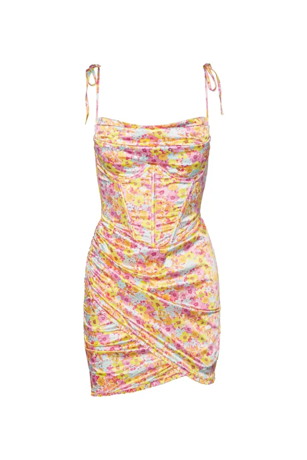Cheap For Love & Lemons Pastel Punch Dress Pink