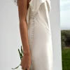 Discount For Love & Lemons Pearl Bridal Dress Ivory