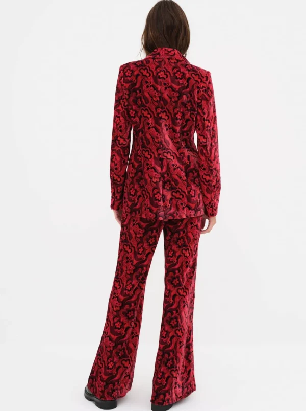 Outlet For Love & Lemons Penny Pant Red