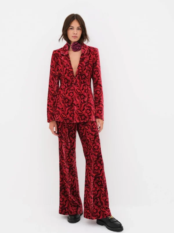 Outlet For Love & Lemons Penny Pant Red