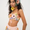 Cheap For Love & Lemons Piccola Crop Top Multi