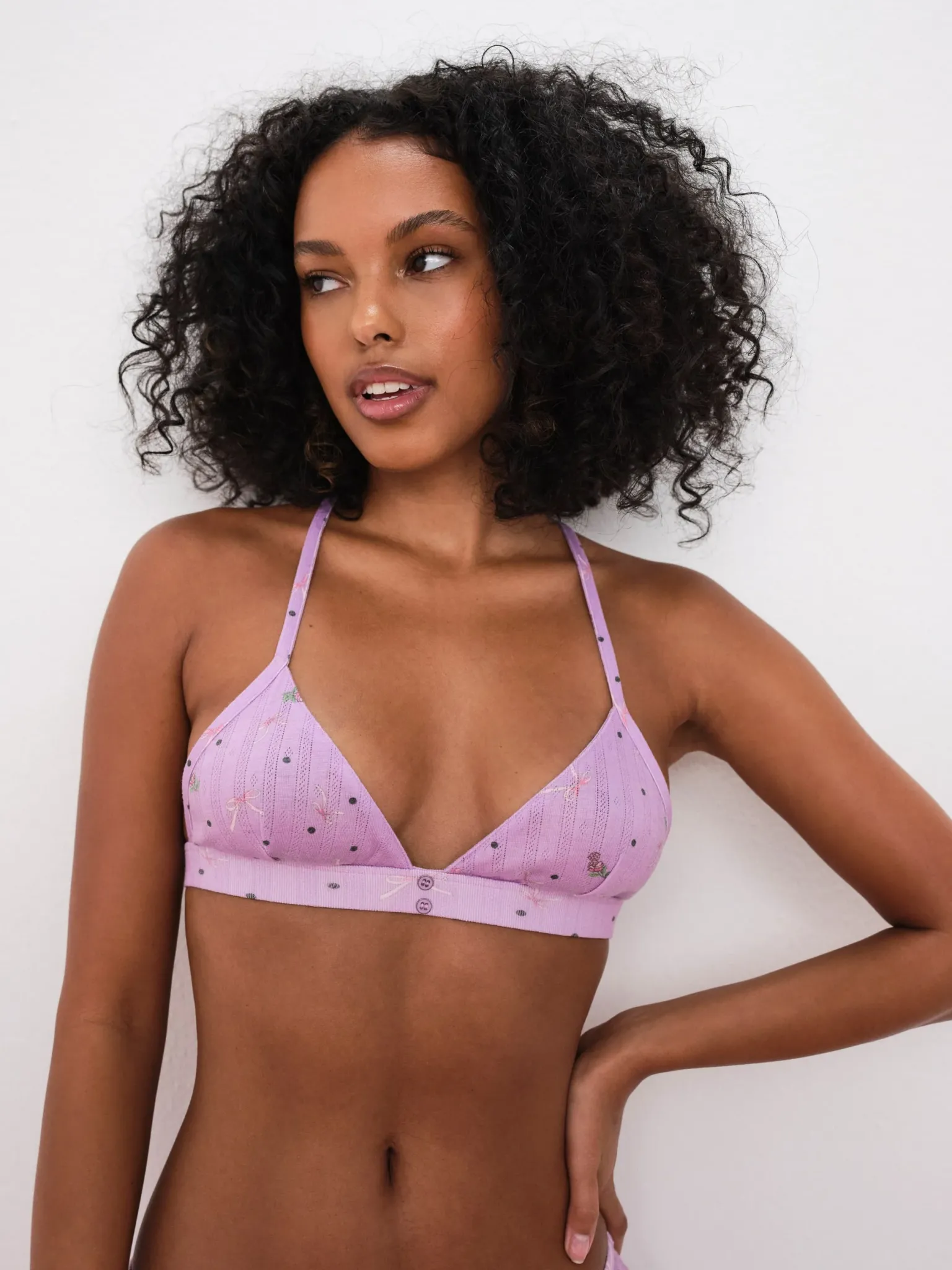 pointelle_bralette__panty_2.webp Online For Love & Lemons Pointelle Bralette & Panty Sleep Set Pink
