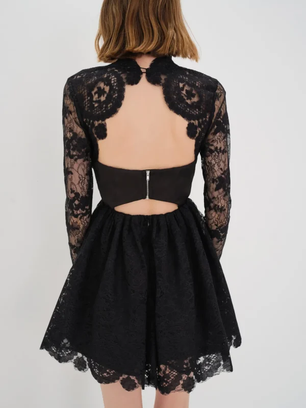 Outlet For Love & Lemons Regina Mini Dress Black