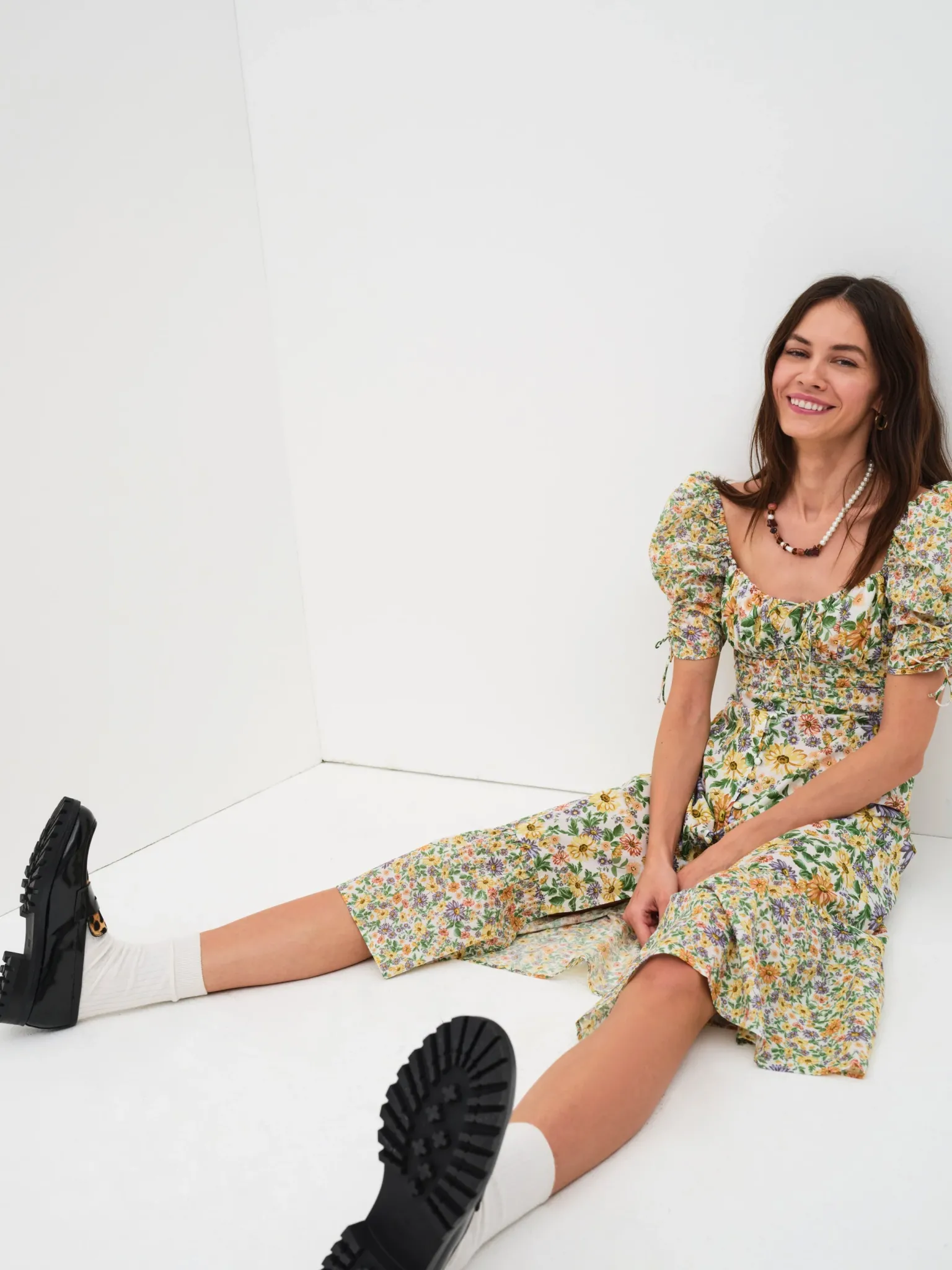 riley_midi_dress_1.webp Best For Love & Lemons Riley Midi Dress Multi