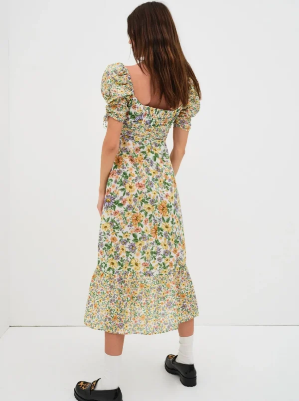 Best For Love & Lemons Riley Midi Dress Multi