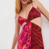 Cheap For Love & Lemons Rita Midi Dress Red