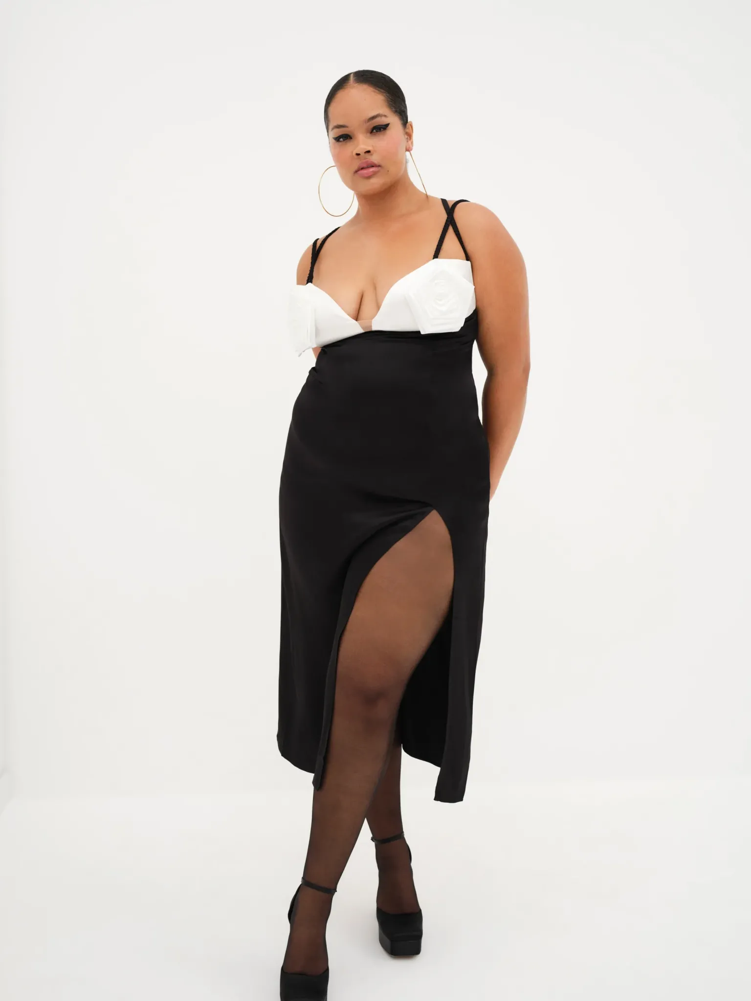 rita_midi_dress_6.webp Outlet For Love & Lemons Rita Midi Dress Black