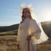 Fashion For Love & Lemons Rosalia Bridal Gown Ivory