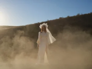 Fashion For Love & Lemons Rosalia Bridal Gown Ivory