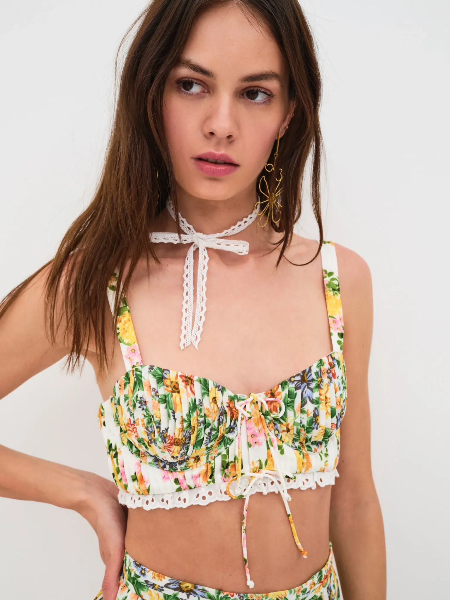 rosalyn_crop_top_1.webp Outlet For Love & Lemons Rosalyn Crop Top Multi