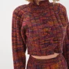 Clearance For Love & Lemons Ruby Cropped Turtleneck Neutral