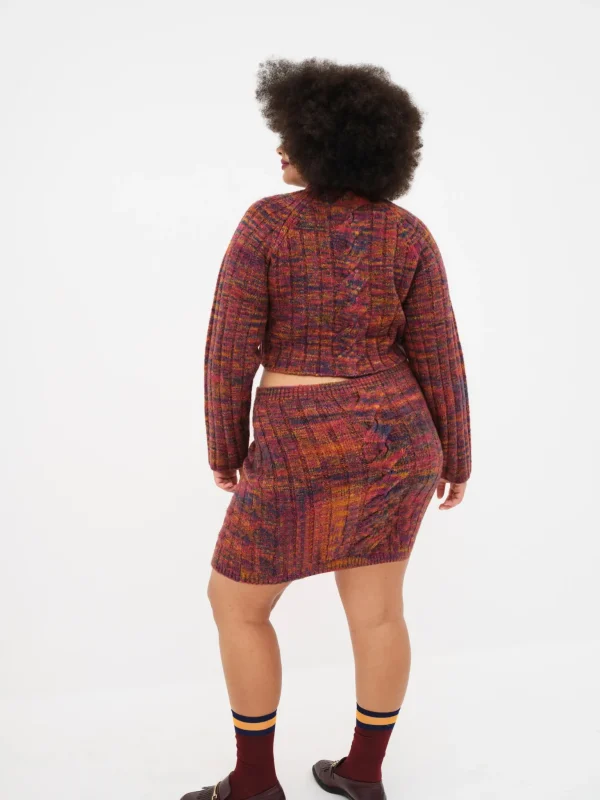 Outlet For Love & Lemons Ruby Mini Skirt Neutral