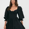 Fashion For Love & Lemons Ruth Mini Dress Black