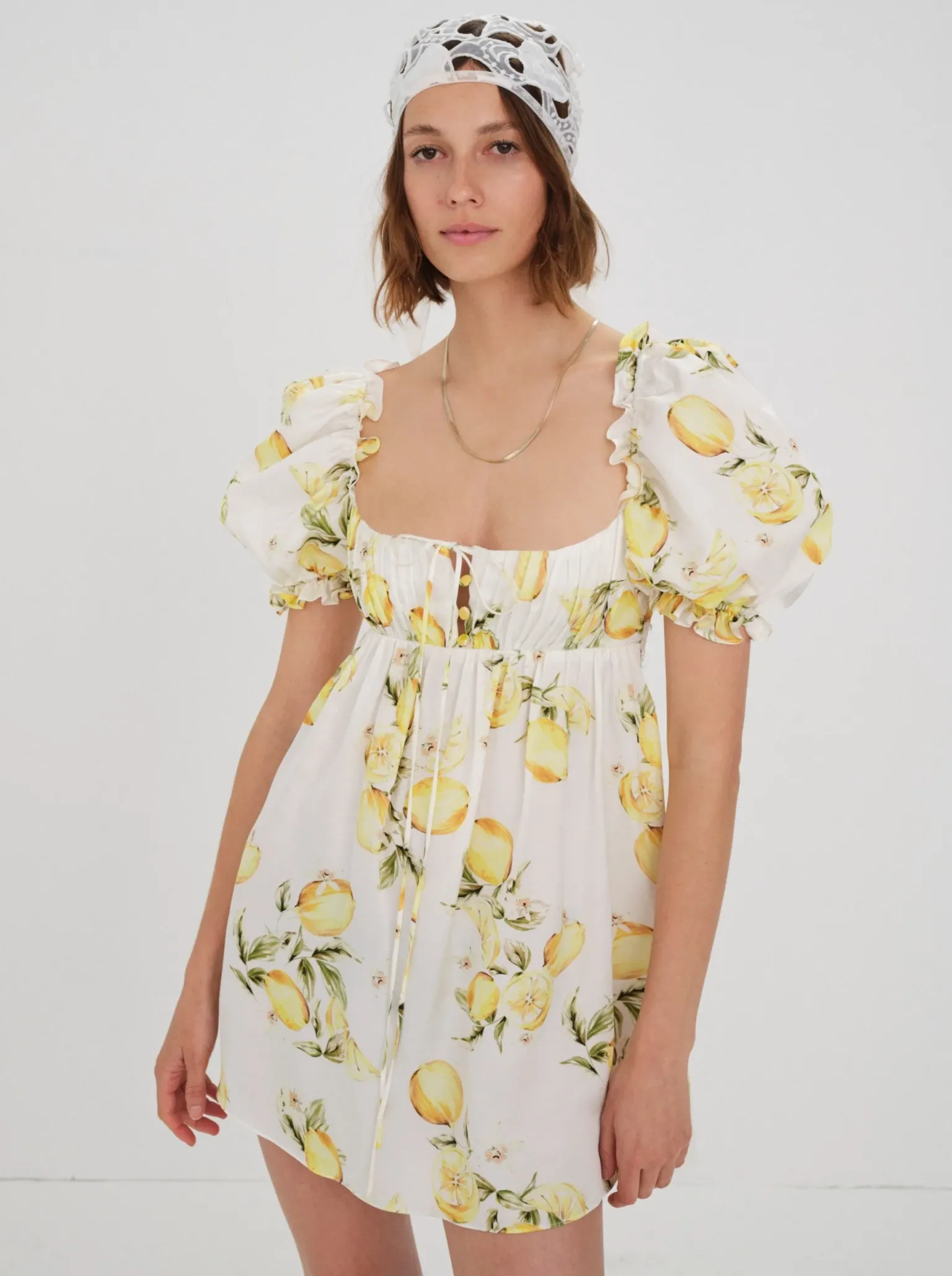 serafina_mini_dress_0.webp Best Sale For Love & Lemons Serafina Mini Dress Yellow