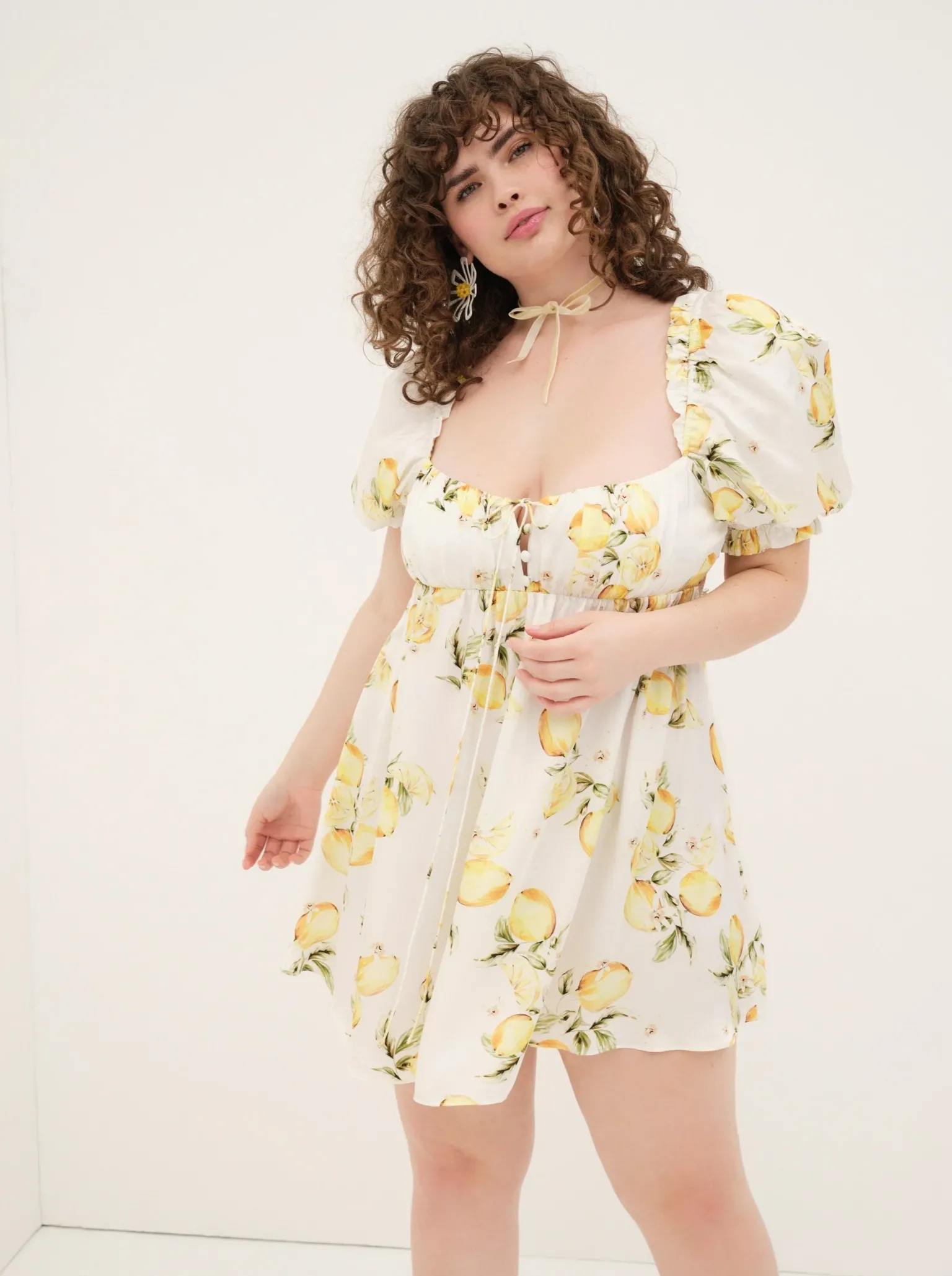 serafina_mini_dress_6.webp Best Sale For Love & Lemons Serafina Mini Dress Yellow