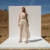 Cheap For Love & Lemons Sienna Maxi Skirt Ivory