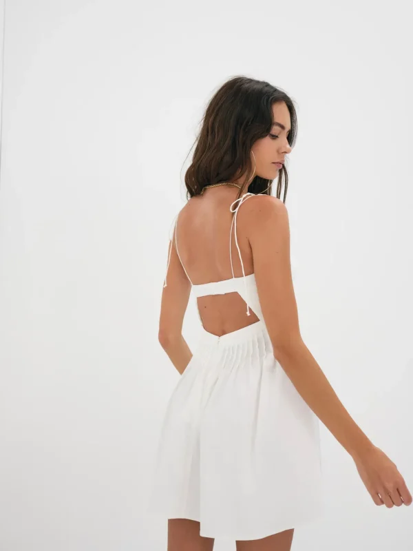 Cheap For Love & Lemons Sierra Mini Dress White