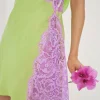 Shop For Love & Lemons Silky Slip Dress Green