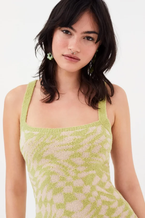 Hot For Love & Lemons Simone Mini Dress Green