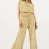 Fashion For Love & Lemons Simone Pant Green