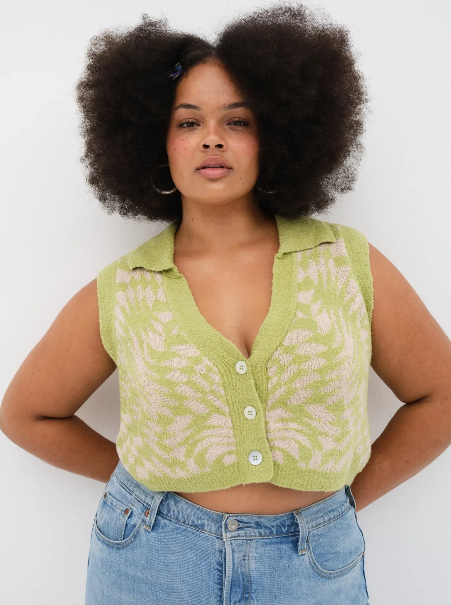 simone_top_6.webp Outlet For Love & Lemons Simone Top Green