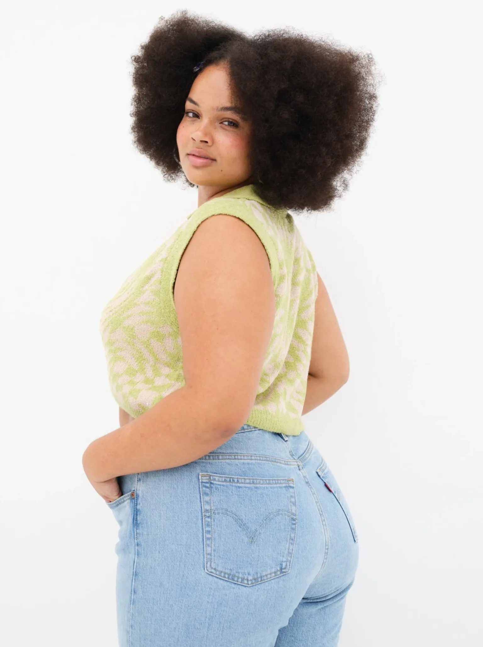 simone_top_7.webp Outlet For Love & Lemons Simone Top Green