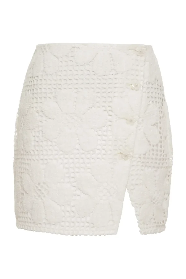 Shop For Love & Lemons Sirena Coverup Bottom White